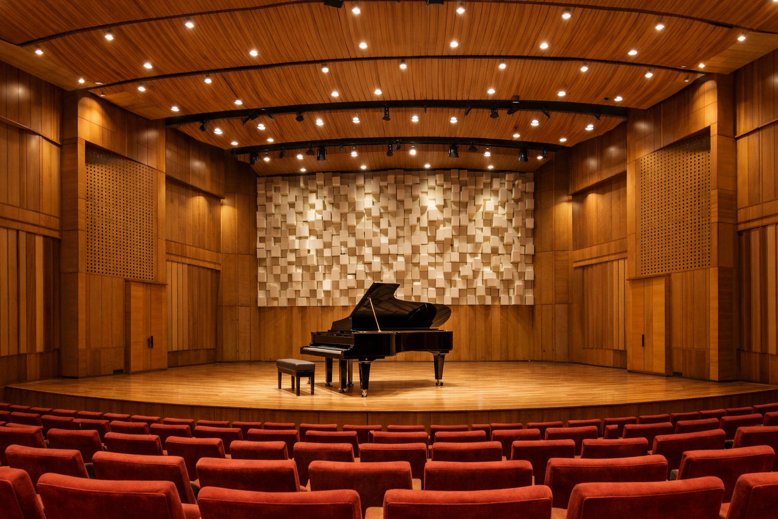 Konser salonunda akustik ortam ve ses dengesi